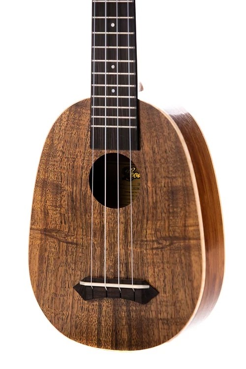 Leolani Soprano Pinapple Havaiano em Koa :: Ukulele Site